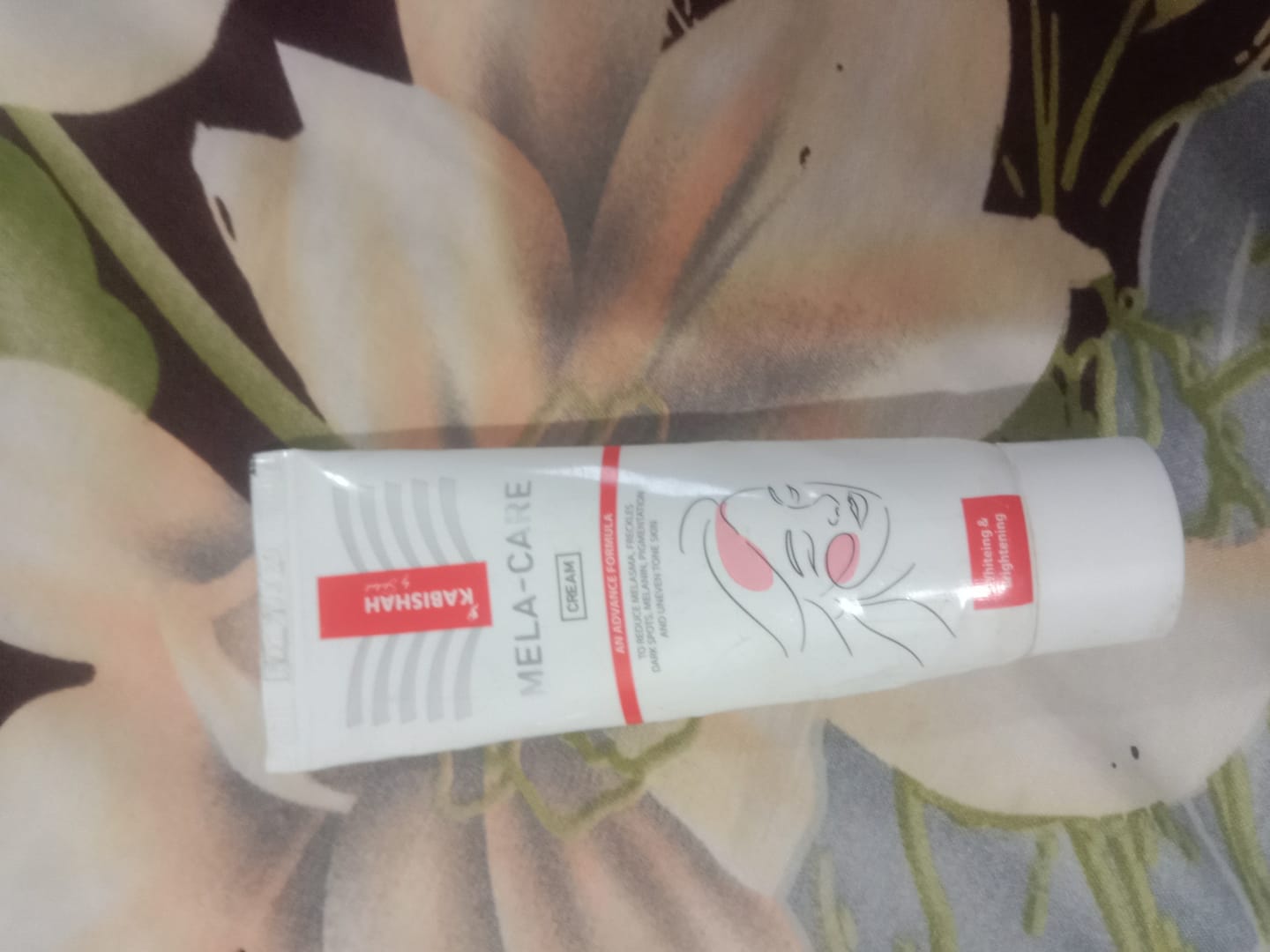 Customer photo review of Mela Care Advanced Brightening Cream