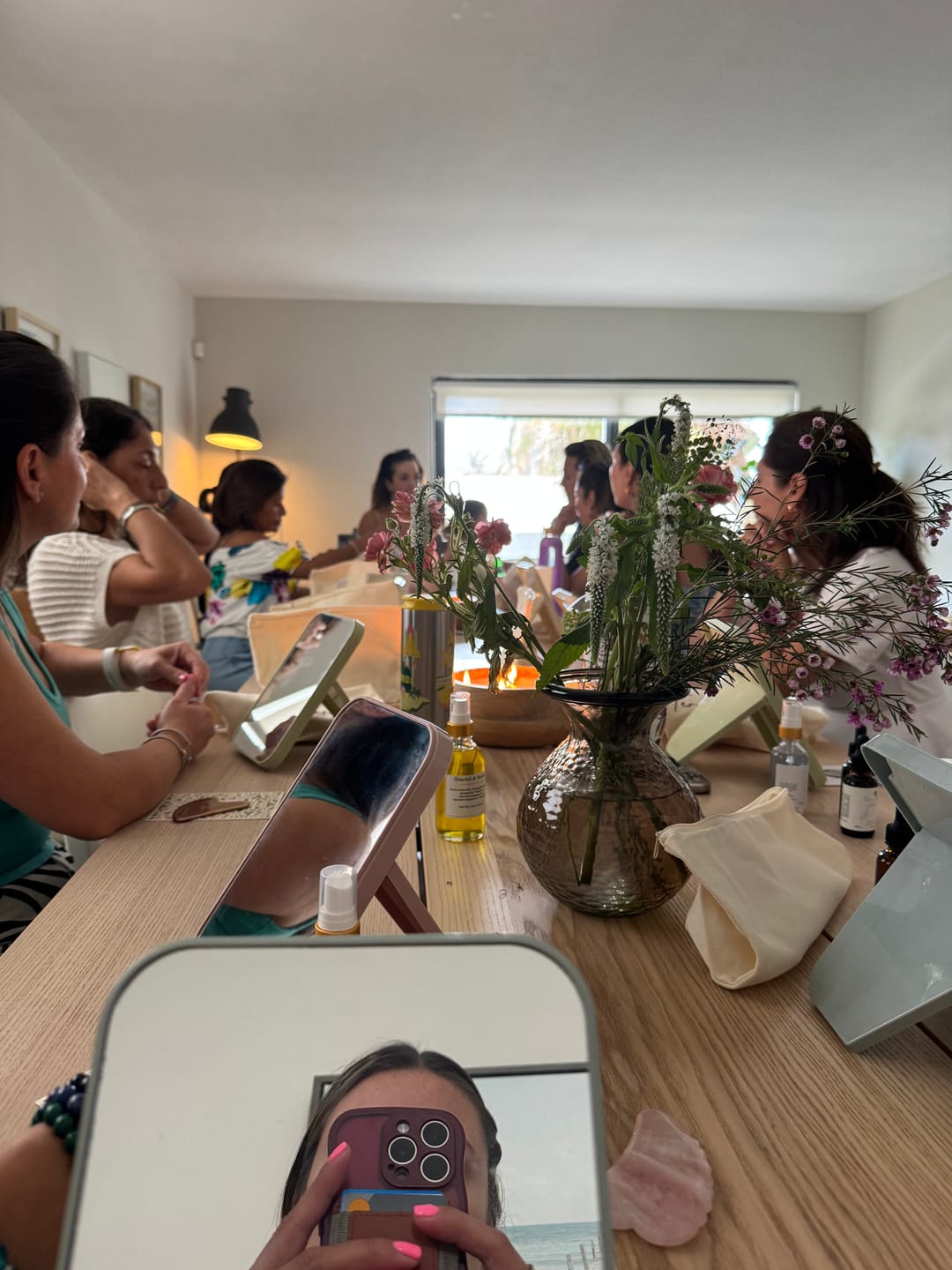 Customer photo review of Terra Mística Ritual: Facial Self-Massage Workshop | Miami | July 25
