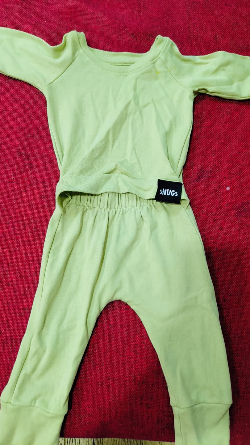 Customer photo review of Easy Romper Brown + Green - Pack of 2