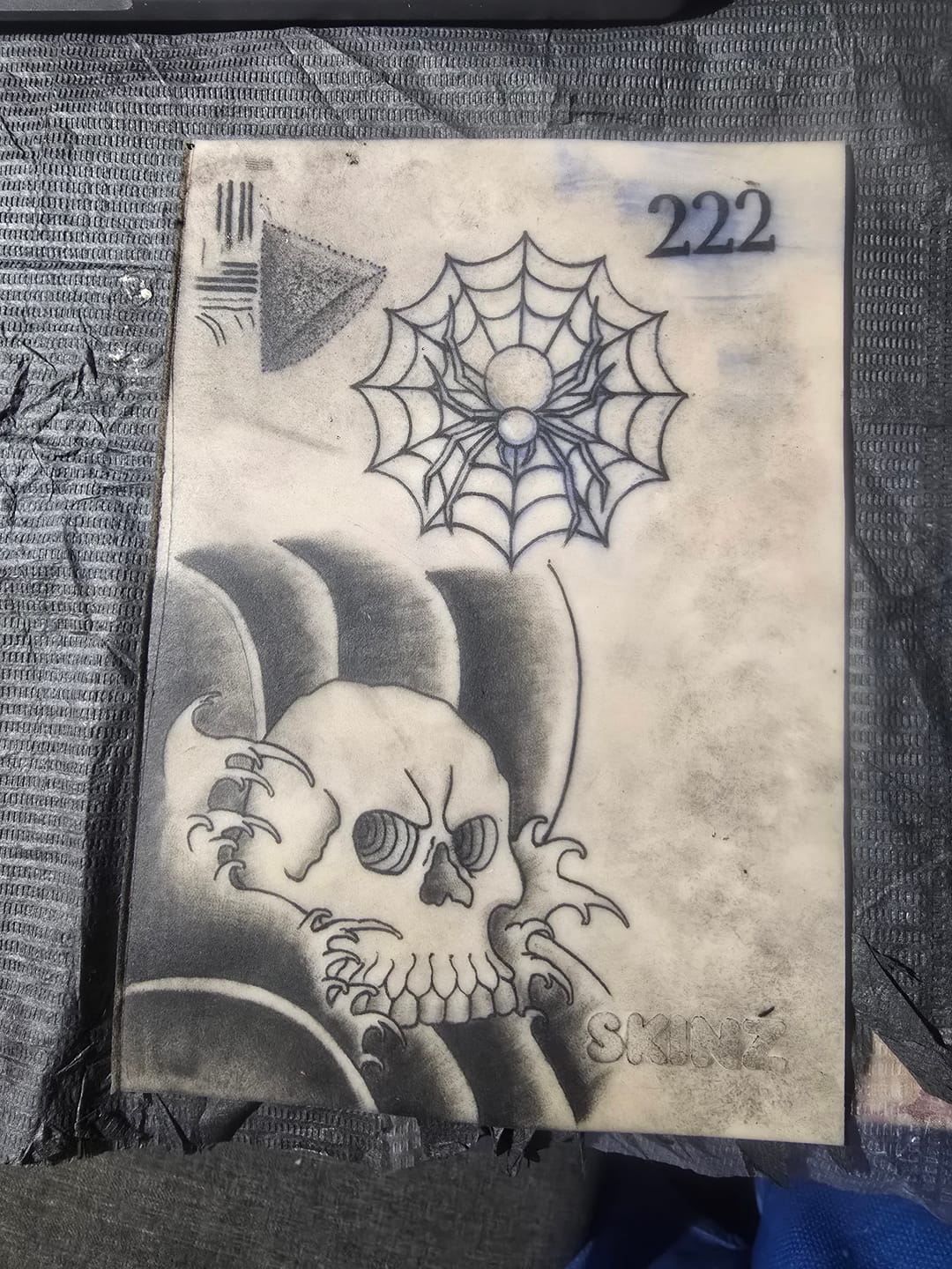 Customer photo review of Tattoo Practice Skin | Size Small A5 | Pack of 5