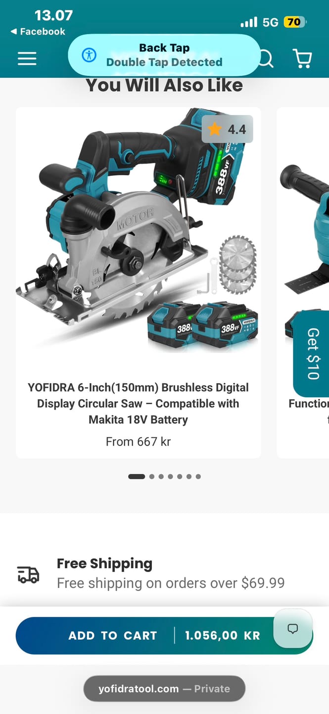 Customer photo review of YOFIDRA 8" Brushless Chainsaw + 32mm Pruner Set, Telescoping Pole
