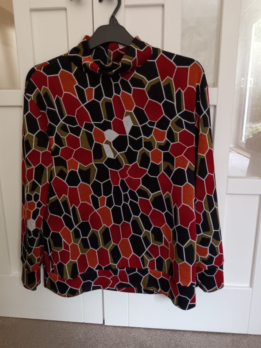 Customer photo review of Modern Mosaic Digital Modal-Touch Jersey Fabric