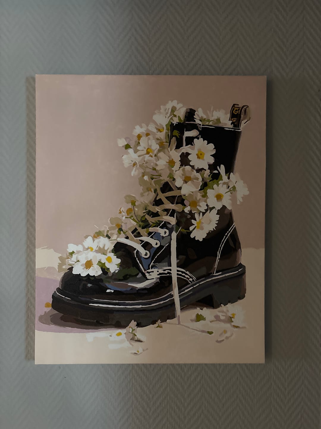 Customer photo review of Walking into spring | Paint by Number