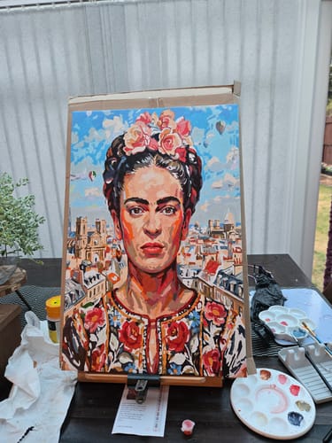 Customer photo review of Frida Kahlo Portrait