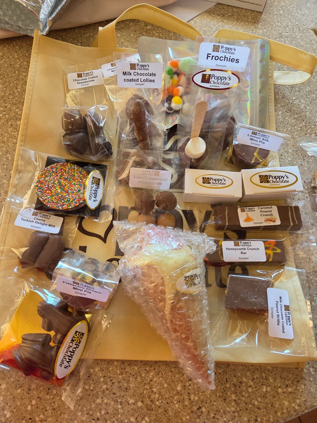 Customer photo review of Poppy's Deluxe Show Bag