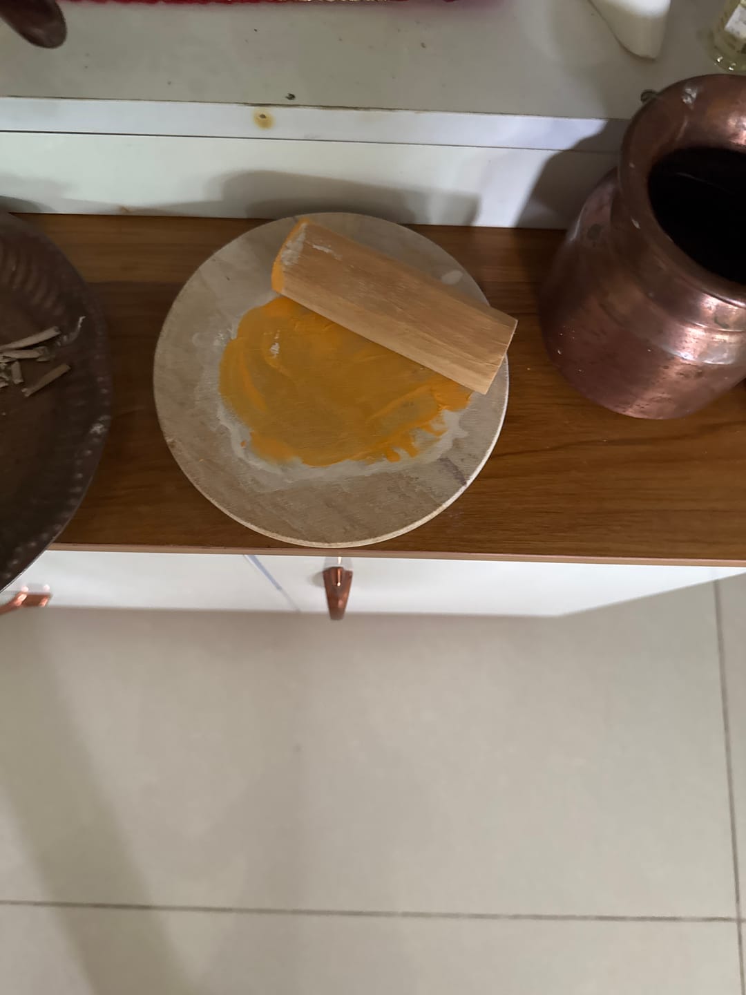 Customer photo review of Chandan Stick and Stone | Pure Sandalwood Stick, 6 inch Rubbing Stone