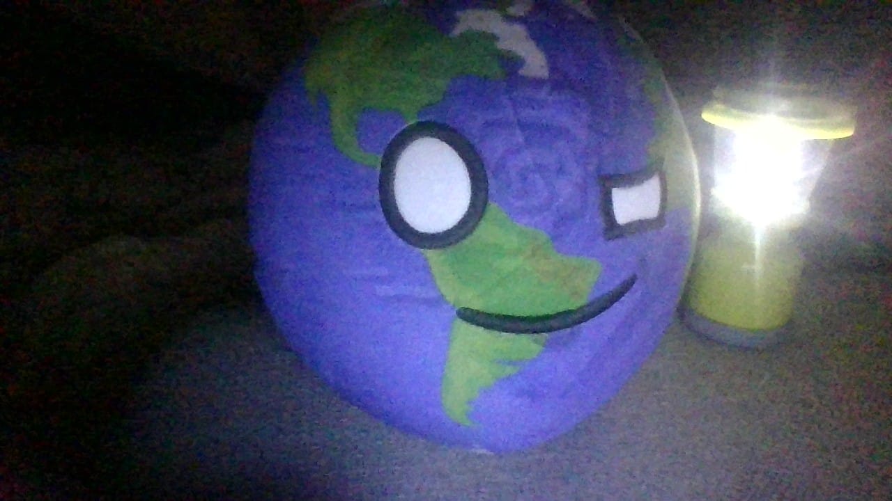 Customer photo review of The SolarBalls Earth Plush