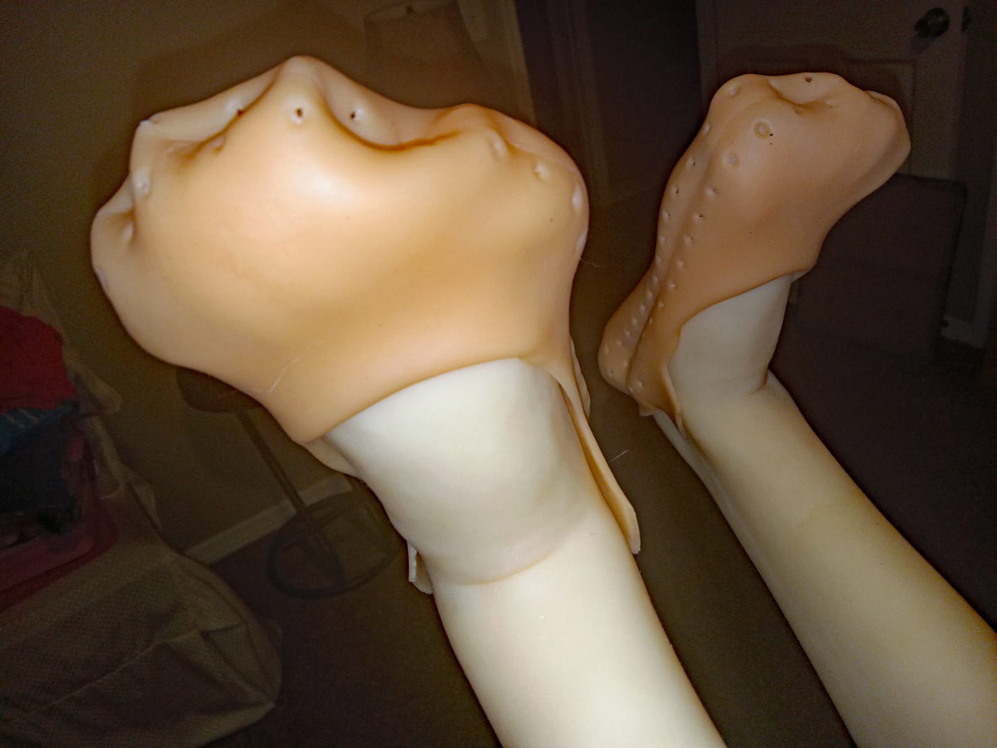 Customer photo review of Sex Doll Silicone Socks