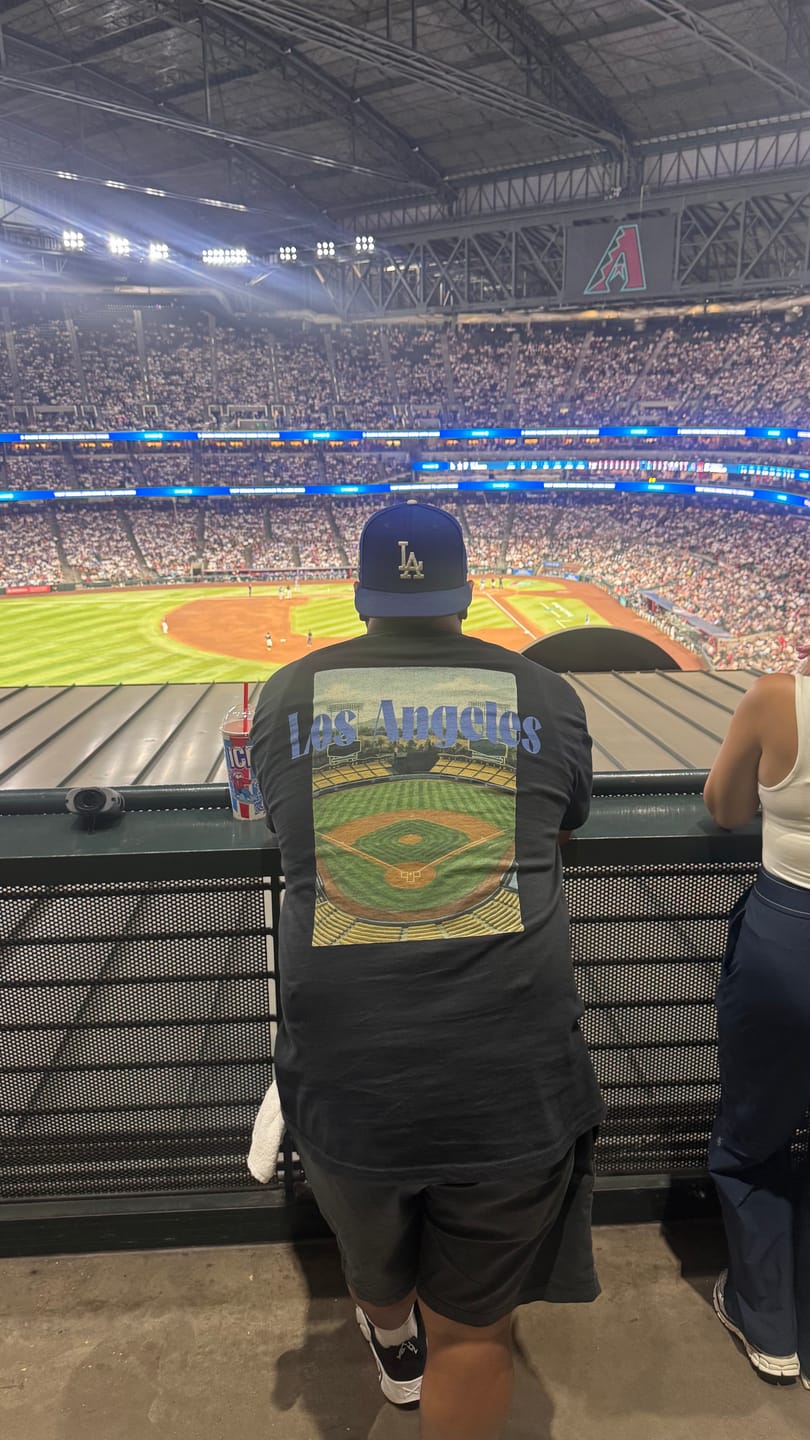 Customer photo review of Chavez Ravine T-Shirt