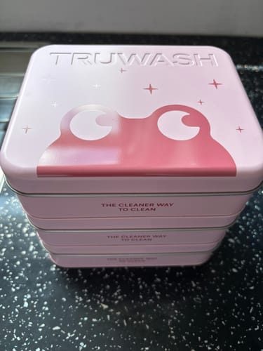 Customer photo review of NeatKeep Storage Tin - Reusable Metal Tin for Cleaning Sheets