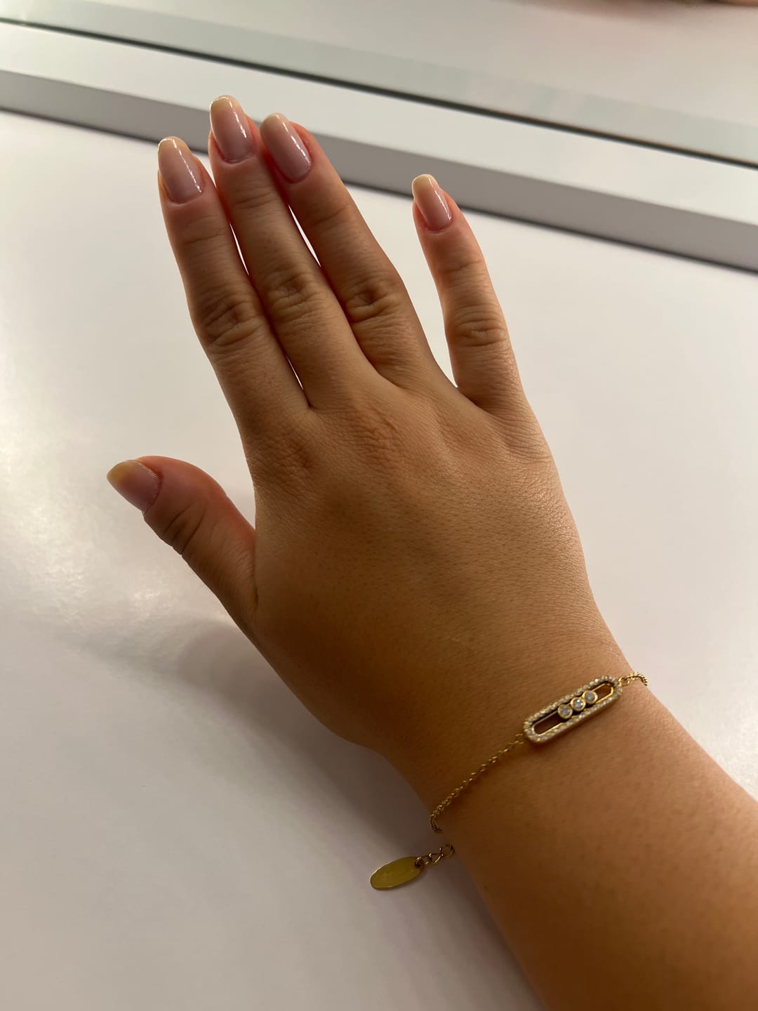 Customer photo review of Hi-Life Pave Soul Armband 18K Vergoldet