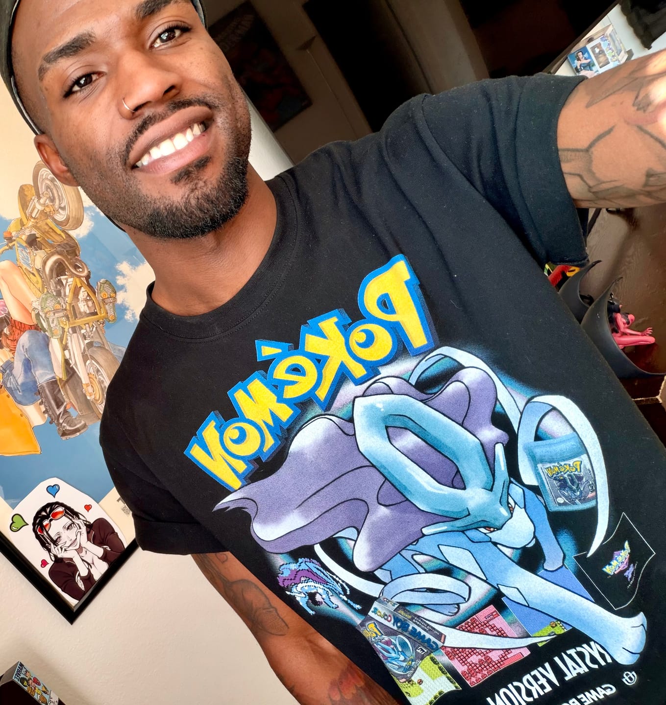 Customer photo review of Video Games 'Pokemon Silver Version' T-Shirt