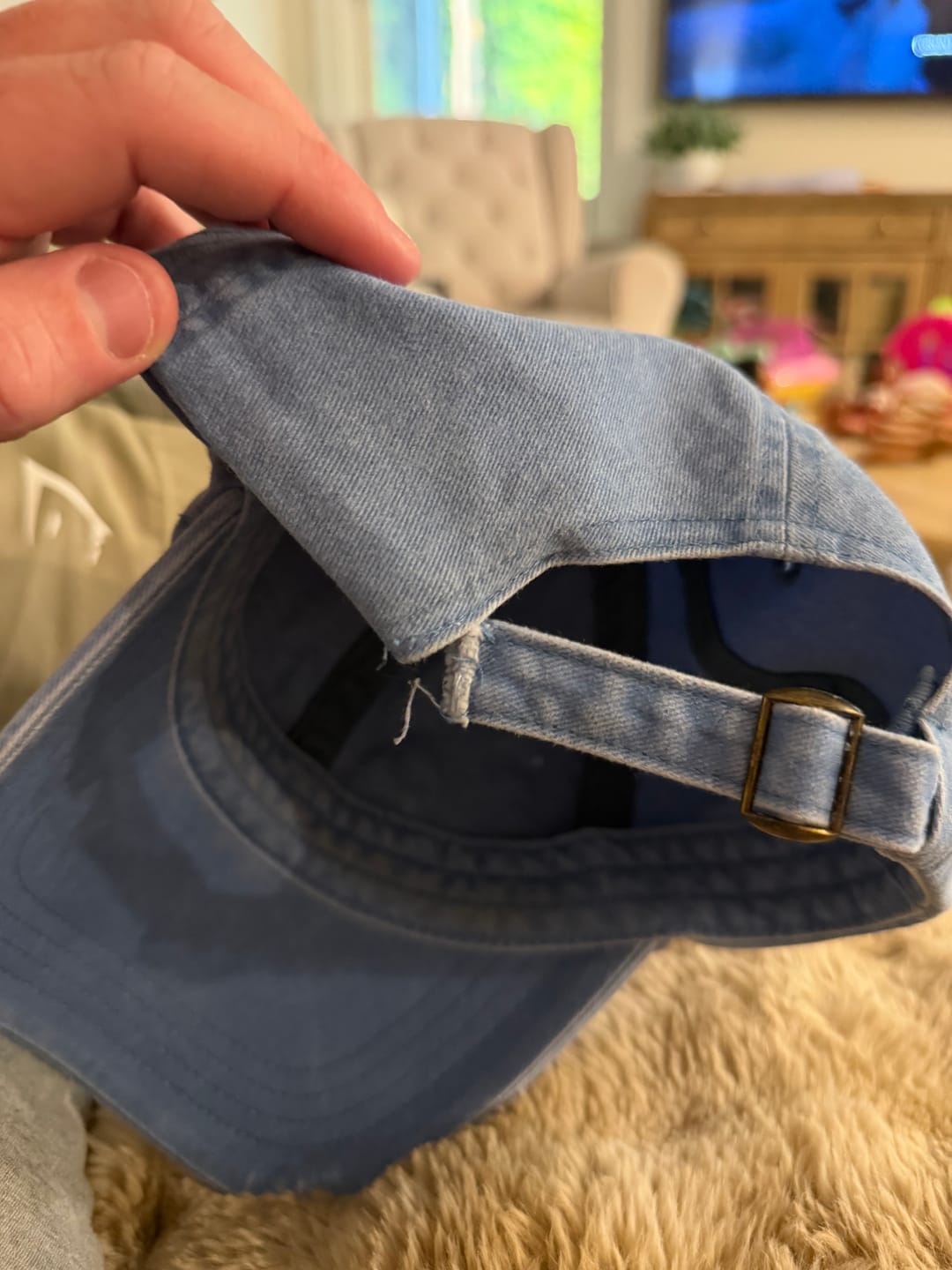 Customer photo review of Salty Script Hat