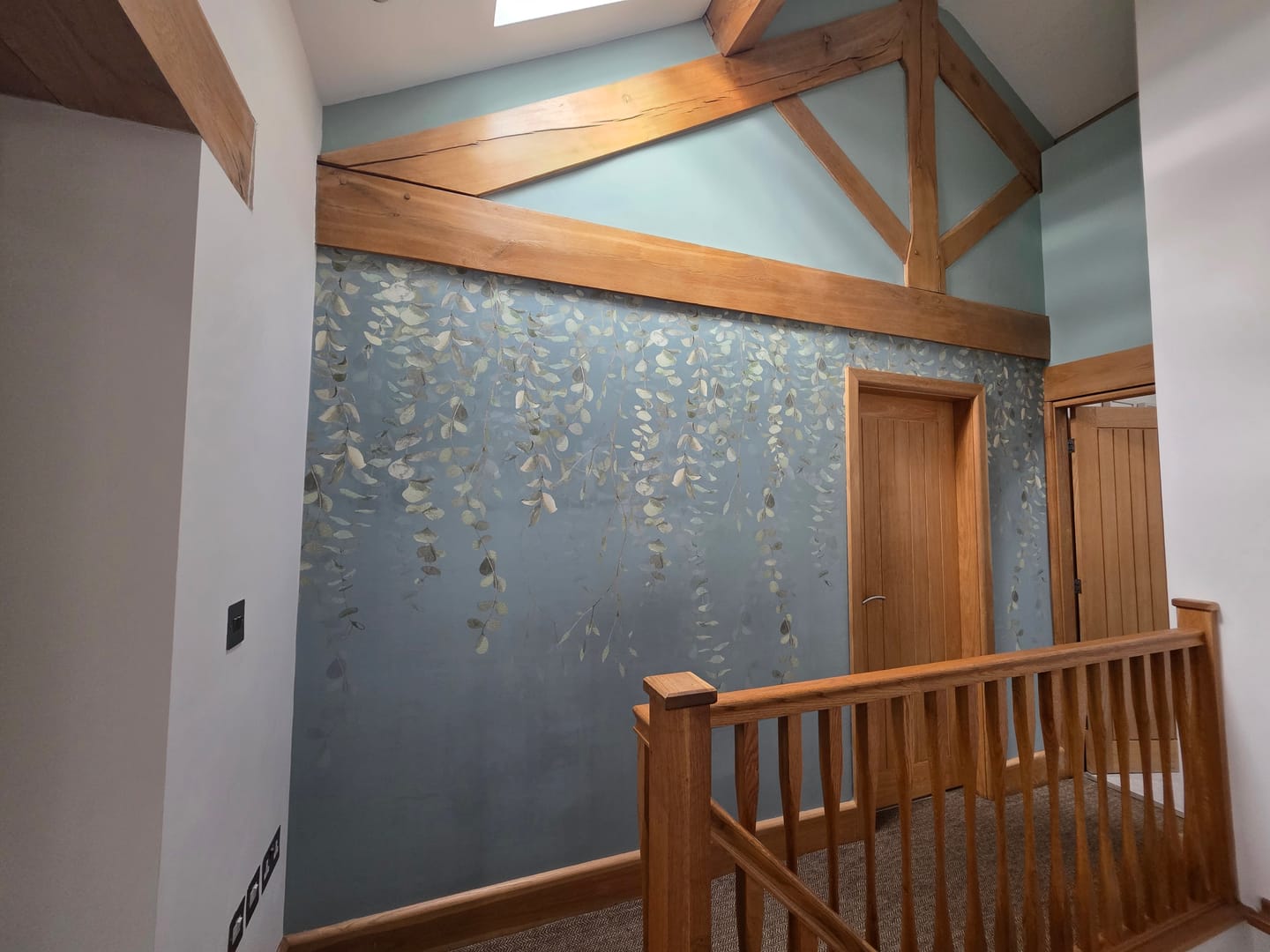 Customer photo review of Joanna - Olive Branches on Texture Wallpaper