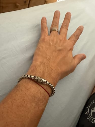 Customer photo review of The Golden Tide Bracelet