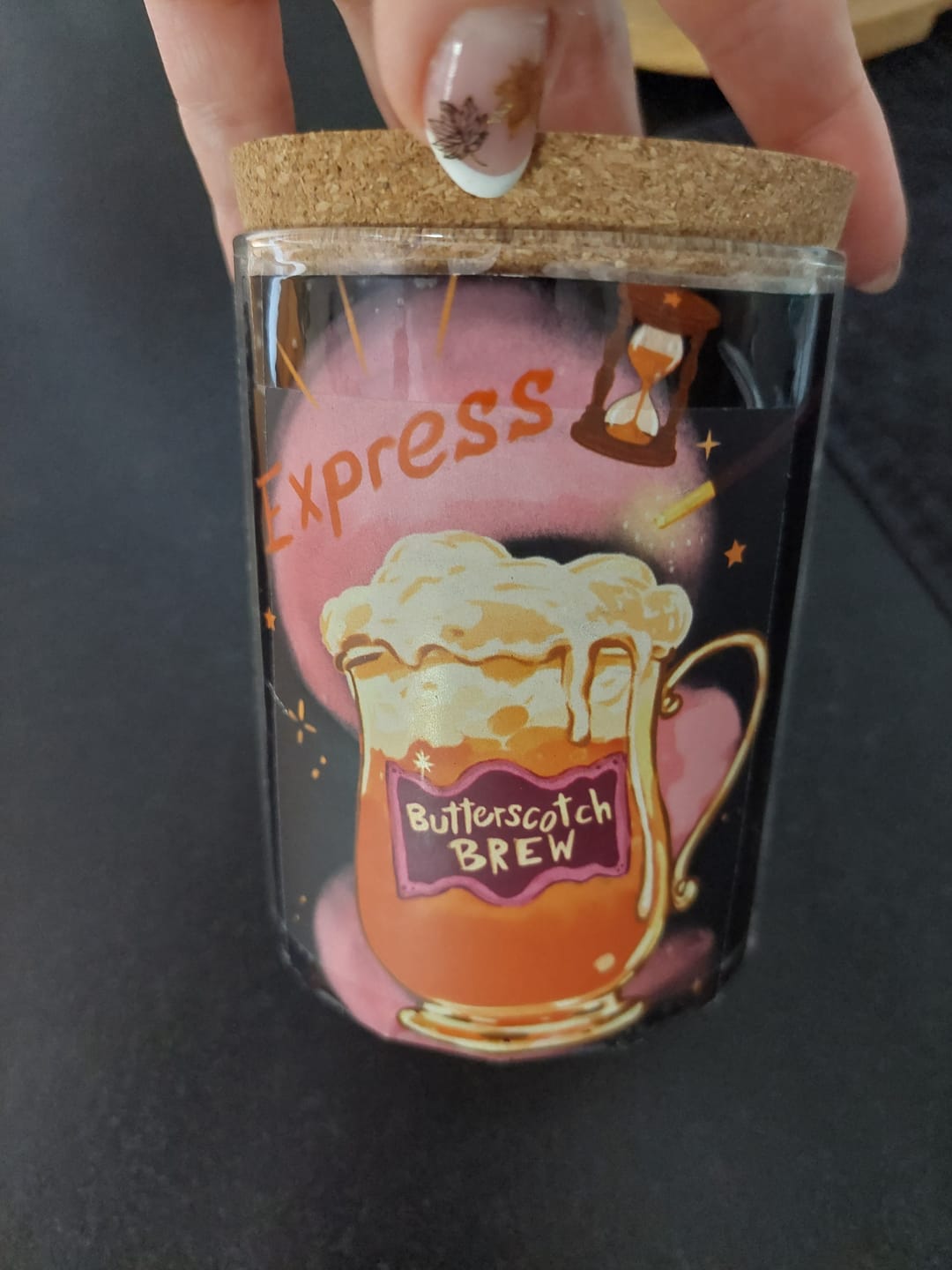 Customer photo review of Express Butterscotch Brew – Getränkepulver Karamell Vanille Geschmack