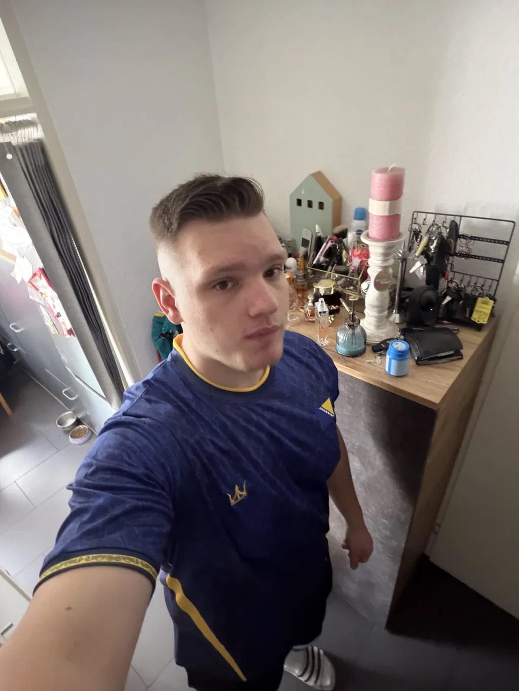 Customer photo review of Bosnia Heritage Custom Football Jersey