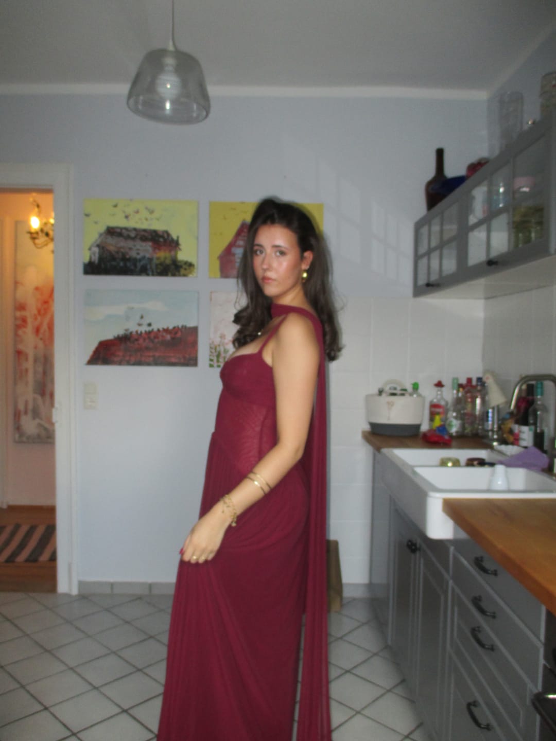 Customer photo review of The Ophelia Dress