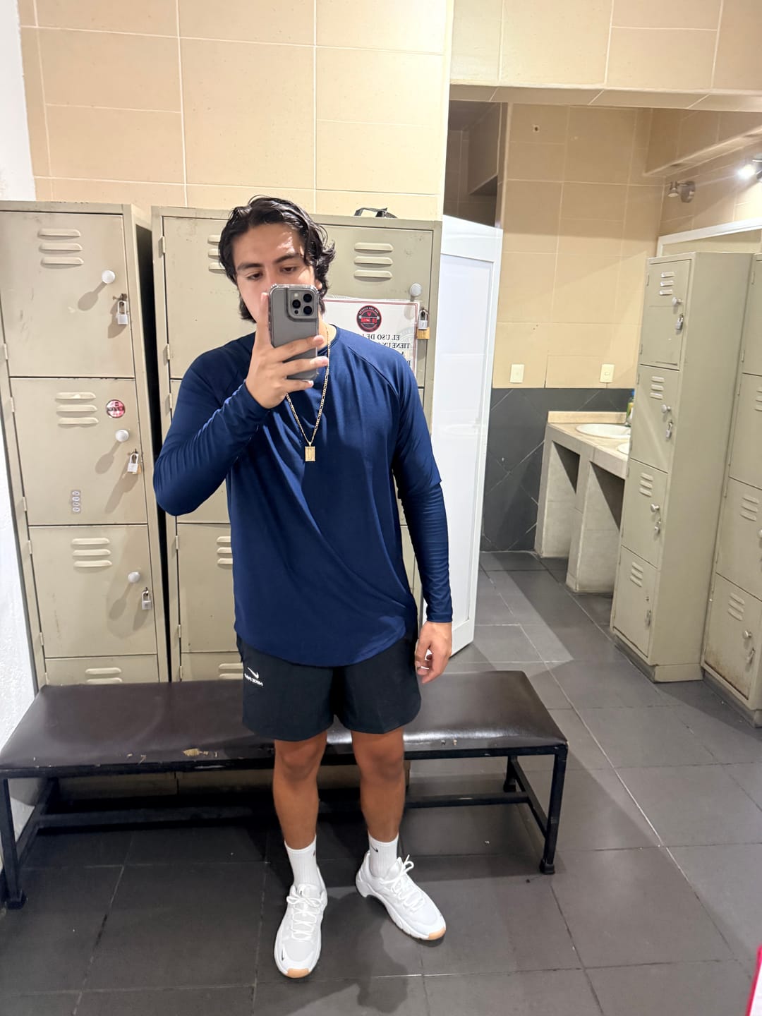 Customer photo review of Training Long Sleeve - Navy Blue