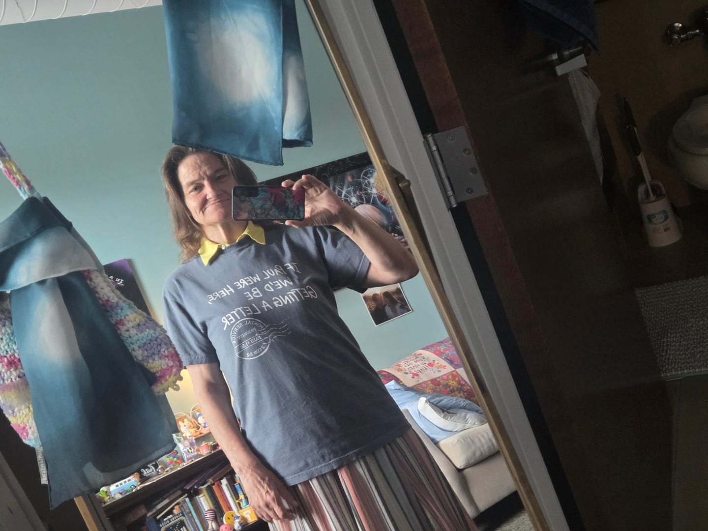 Customer photo review of I Have Learned to Be Content. It Took Three Shipwrecks. —Paul. Premium T-Shirt
