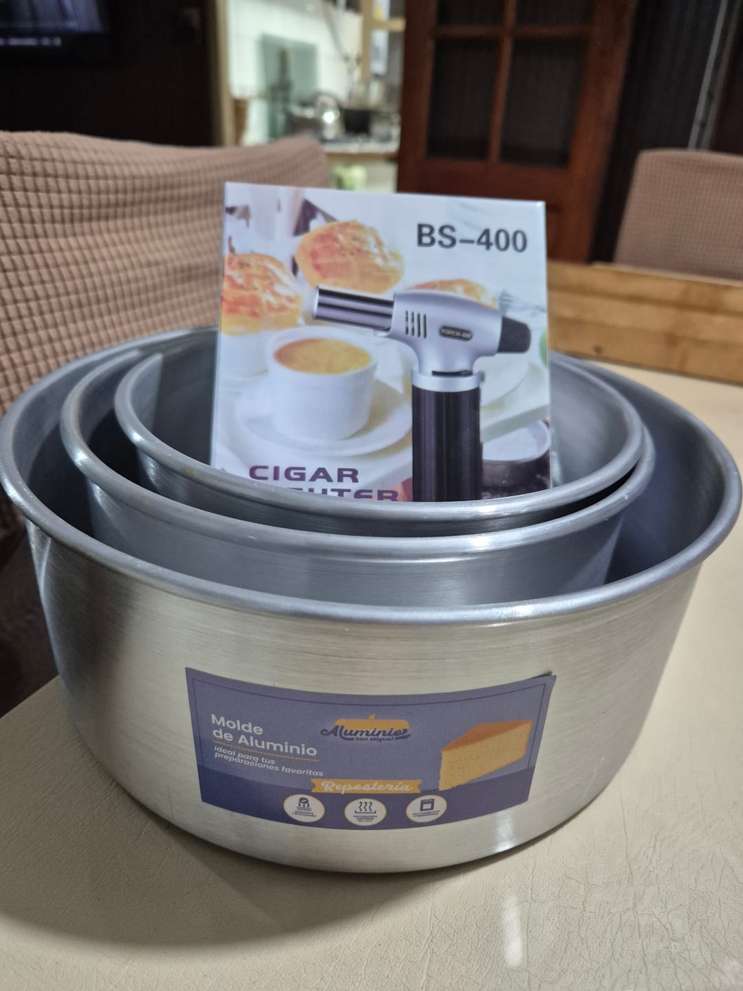 Customer photo review of Molde Torta de Aluminio Desmontable