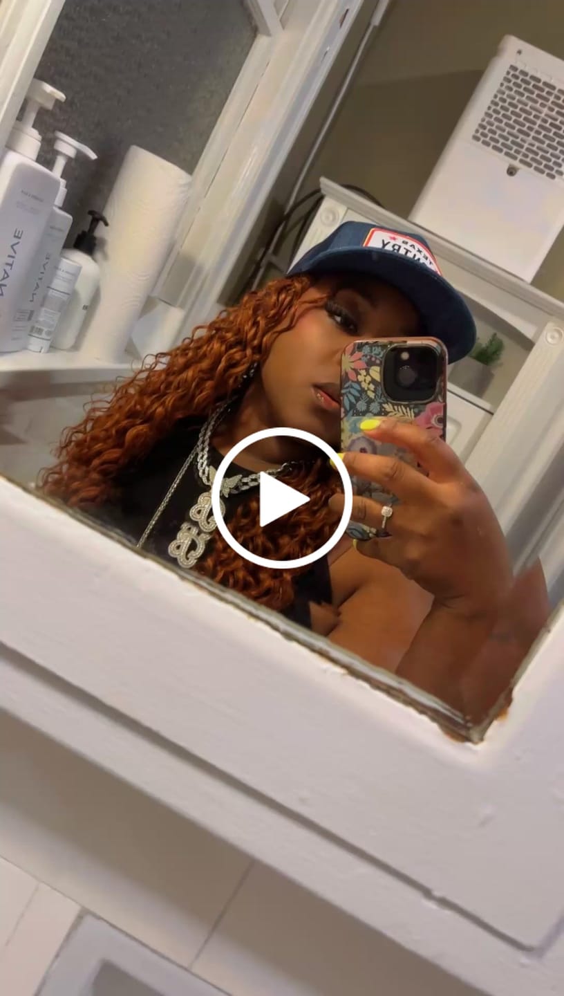 Customer video review of Copper Color Deep Wave Human Crochet Hair