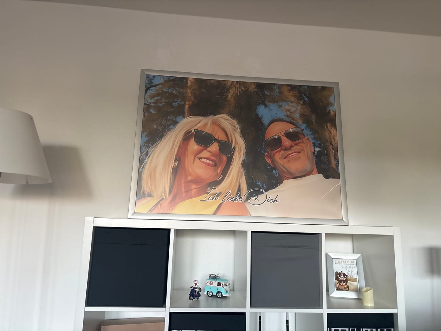 Customer photo review of ColorSketch Poster Dein Foto als handgezeichnete Karikatur