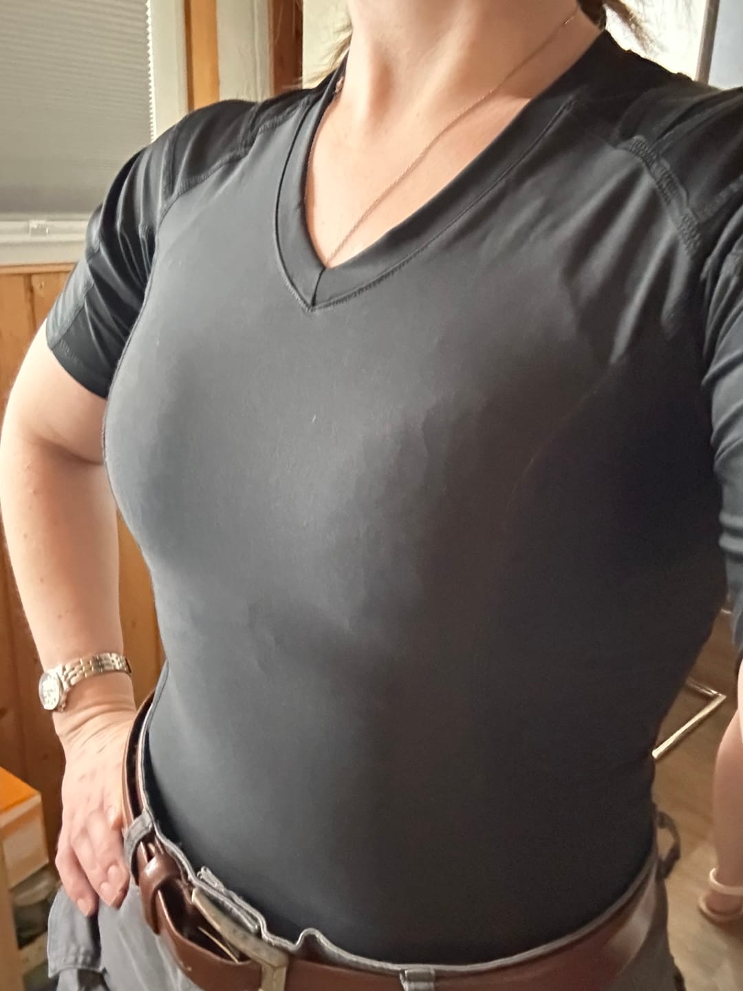 Customer photo review of Women's Posture Shirt™ - Weiß