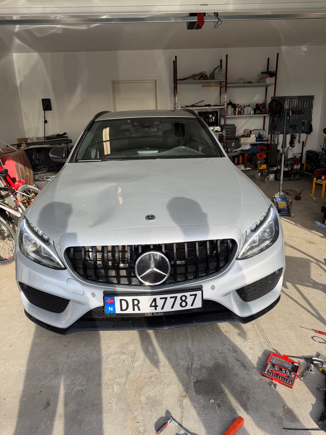 Customer photo review of Mercedes Benz C-klasse W205/S205/C205 Pre facelift GT Grill "Black"