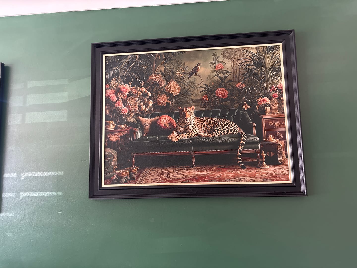 Customer photo review of Lounging Leopard By Artko