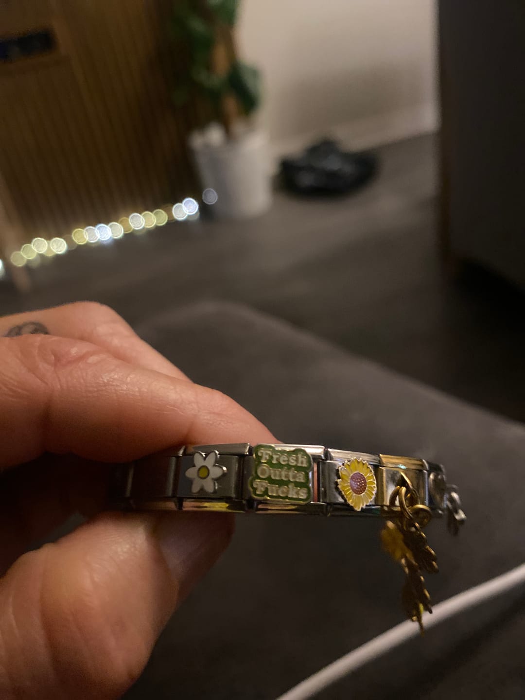 Customer photo review of Italian Charm Bracelet