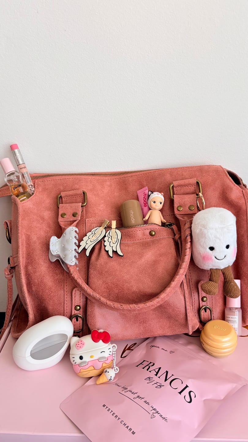 Customer photo review of It girl bag coral