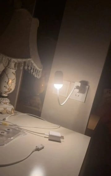 Customer photo review of Glowyll Galaxie Projektor