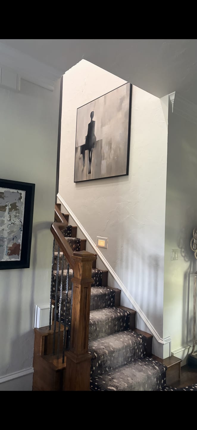 Customer photo review of Contemporary Abstract Minimalist Wall Art #CW028