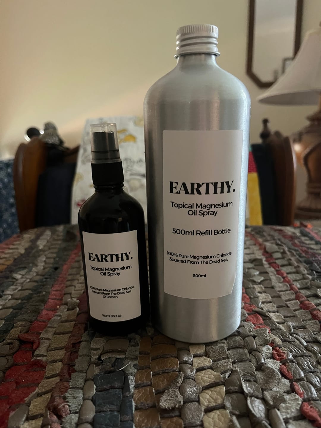 Customer photo review of Earthy™ Magnesium Oil Refill Bottle