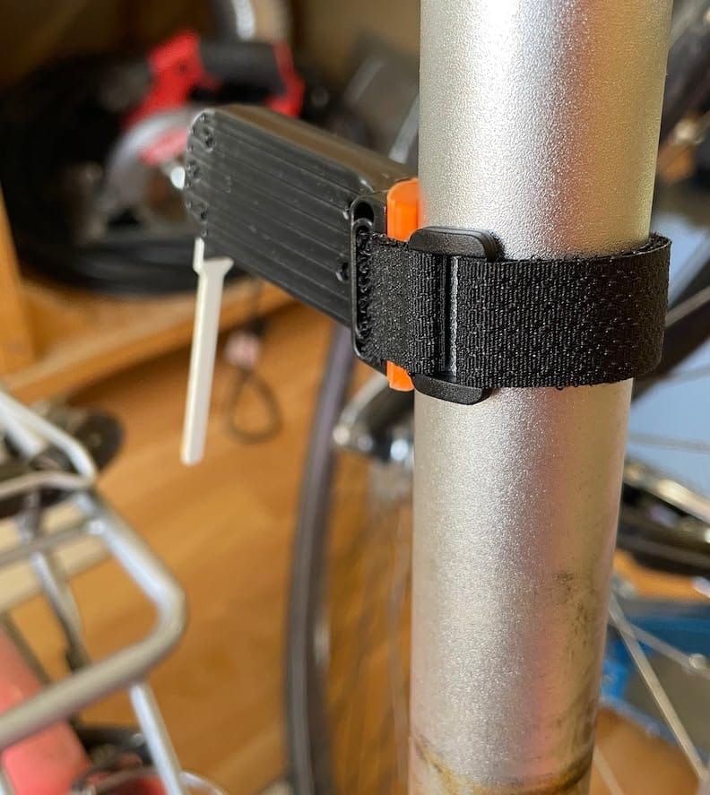 Customer photo review of Luz trasera de bicicleta con iluminación en cascada