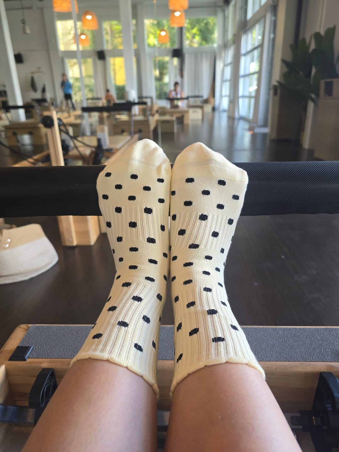 Customer photo review of Butter Yellow Polka Dots