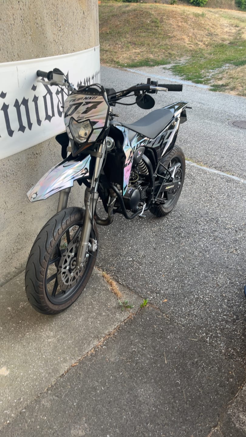 Customer photo review of 0RBIS - Kit deco SHERCO 50cc - Blanc