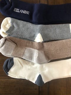 Customer photo review of 5 PAIR - J.B. Field's "Best of" pack (1 Thermal, 1 Athletic, 1 Casual, 1 Hiking, 1 Boot Sock)