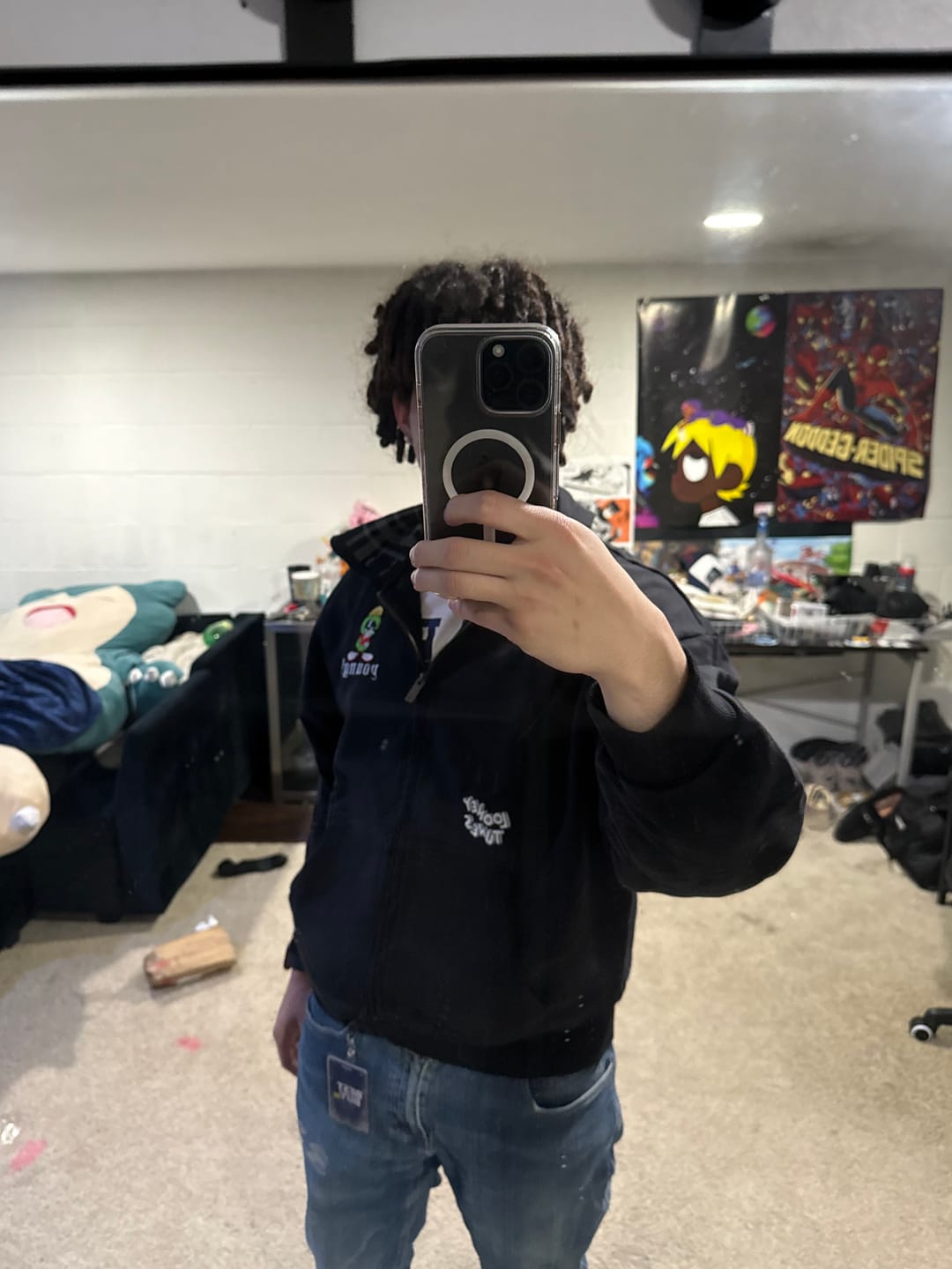 Customer photo review of 5257 - Looney Tunes Plaid Zip-Ups