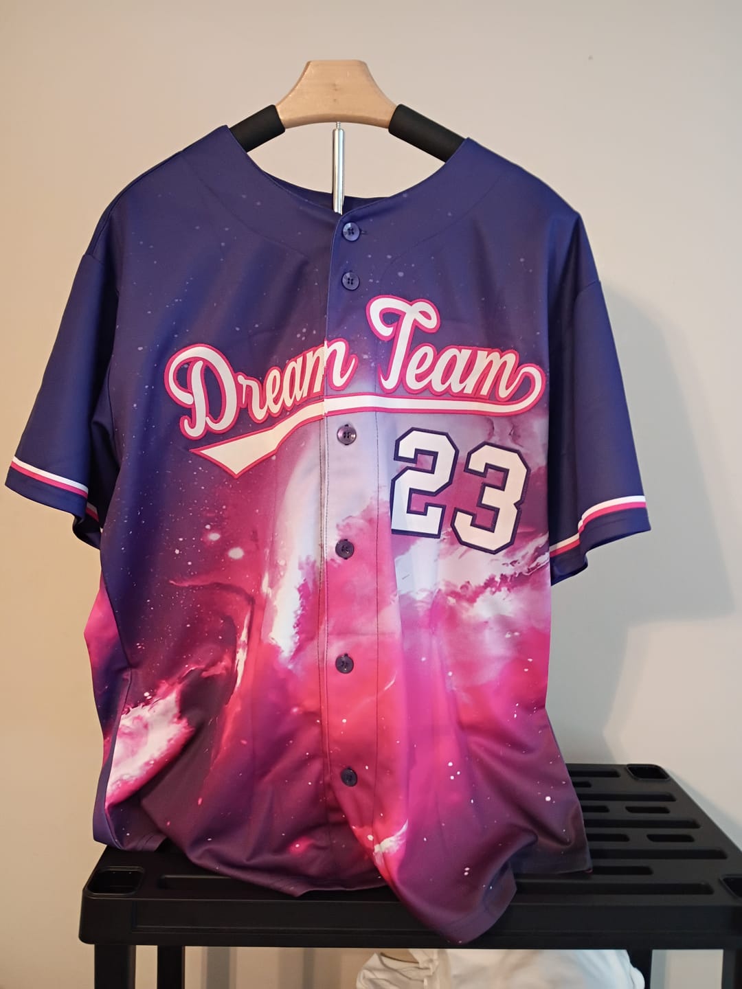 Customer photo review of Custom Baseball Jersey Stitched Personalized Baseball Sports Uniform For Men Women Boy
