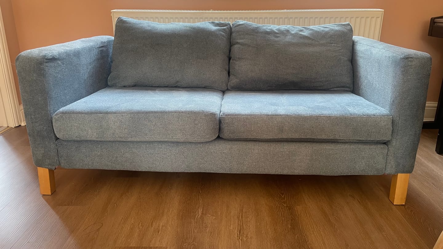 Customer photo review of Plain Chenille Upholstery Fabric
