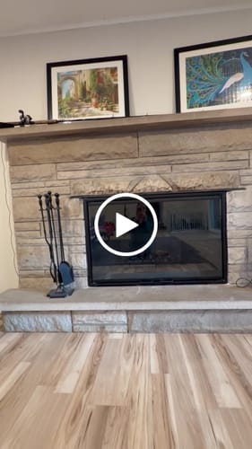 Customer video review of Rainbow Fireplace Glass Doors | Custom Prefab Fit