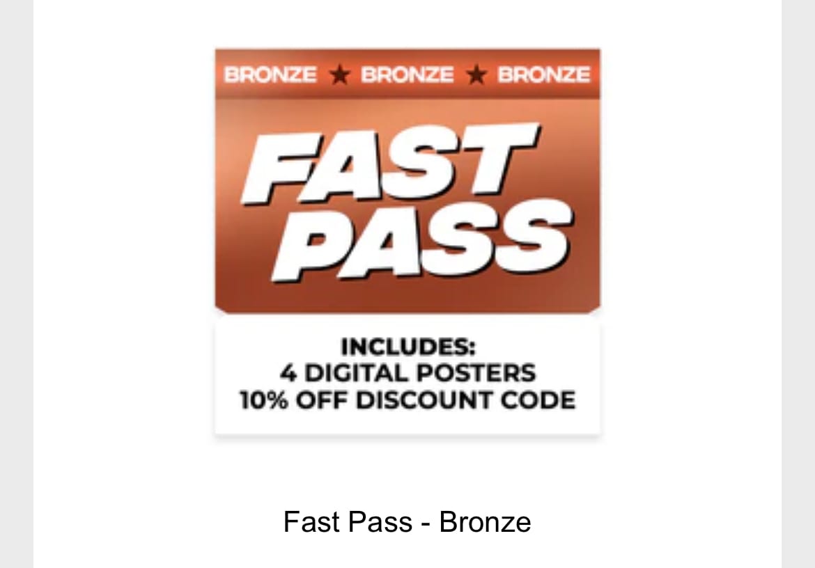 Customer photo review of Fast Pass - Bronze
