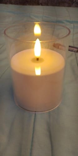 Customer photo review of LumiCandle Remote-Controlled Flameless Candle