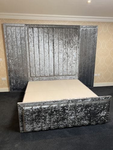 Customer photo review of Harold Wide Headboard Divan Ottoman Platform Top Under Storage Bed