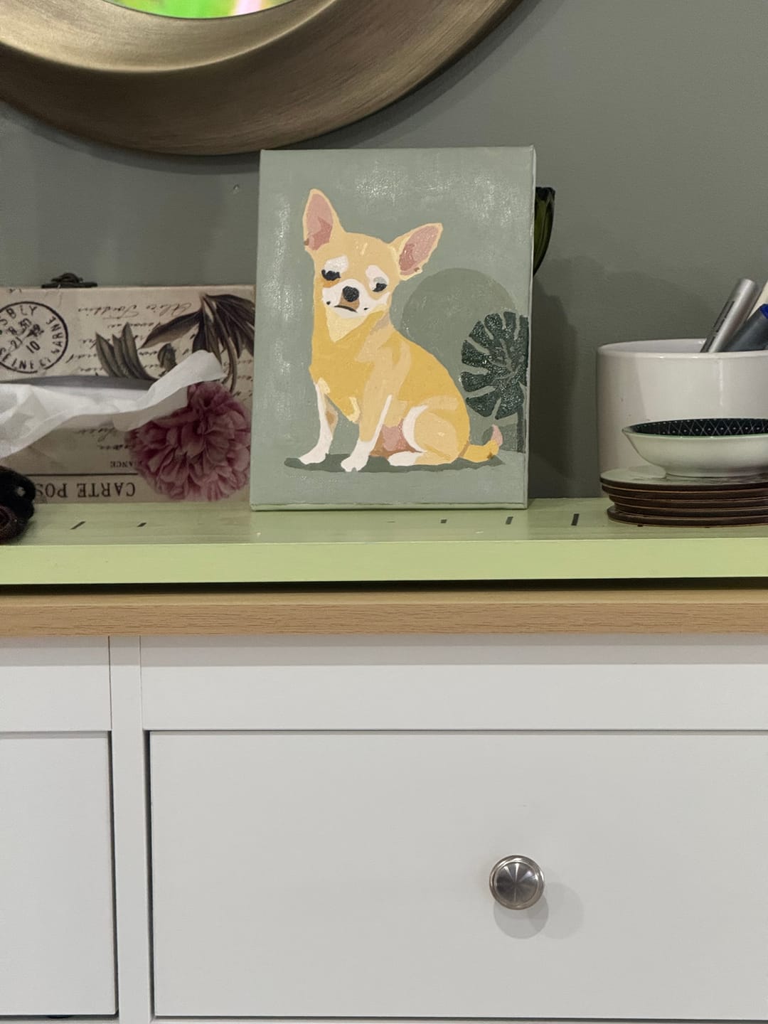 Customer photo review of Surprise Painting | Paint by Numbers