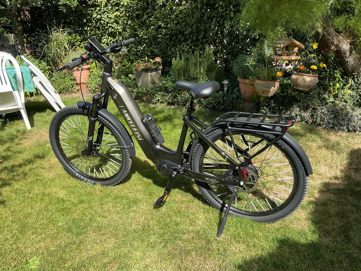 Customer photo review of Lankeleisi MG600 Lite 250W 27.5" Electric Trekking Bike 720Wh SUV E-bike with Switchable Sensor 36V 20Ah Battery
