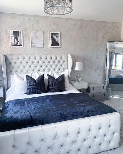 Customer photo review of Rylan Winged Bed