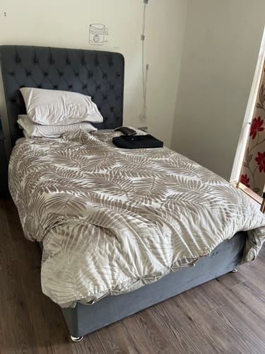 Customer photo review of Oliver Sleigh Scroll Storage Drawer Divan Bed